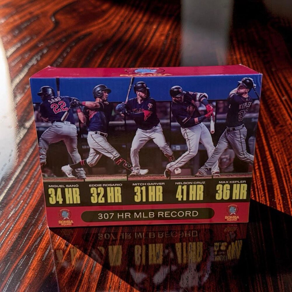 NEW Minnesota Twins Bomba Squad 30 Homerun Bobblehead Kepler, Sano, Garvey SGA